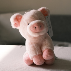 Teddykompaniet 粉紅小豬布偶
