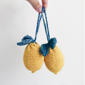 Coldyoshi -《織果子》天然驅蚊束口香包（檸萌）