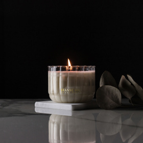 HANSCHIU 十八星芒天然大豆香氛蠟燭（晶透玻璃）