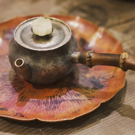 于誠製器 銀急須《簞瓢》