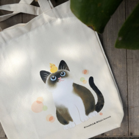 帆布提袋《濛濛與玄鳳》