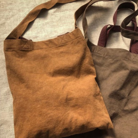 kirkir《簡單點》柿染提袋