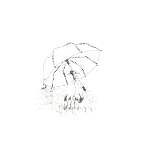 Riggie.作品No.04 黑頸鶴-小幸福