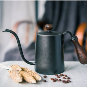 Smart.Z 手沖咖啡壺 水滴黑檀木柄