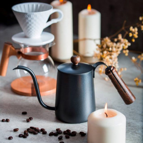 Smart.Z 雞翅木柄咖啡手沖壺