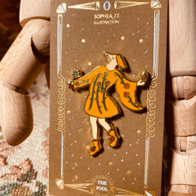 Sophia Ji 愚者金屬徽章