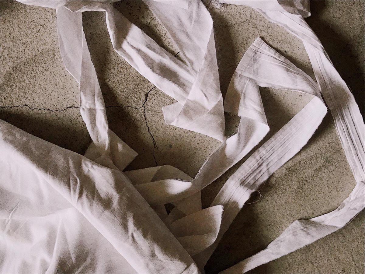 鉤針編織 舊床單