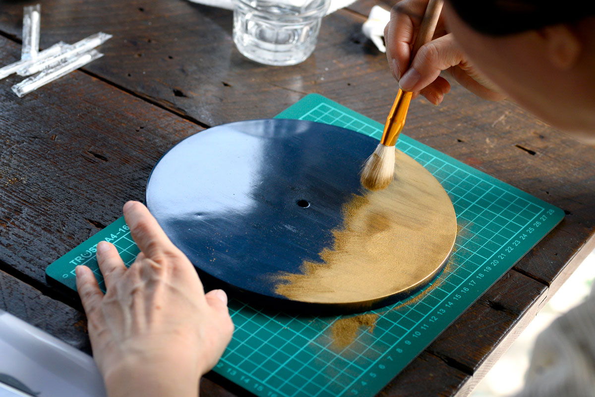 《漆藝體驗》光山行 - 水蒔繪 漆器掛鐘
