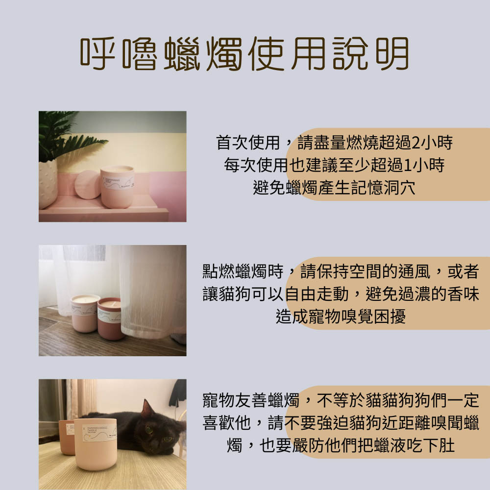 Catholic 寵物友善呼嚕蠟燭