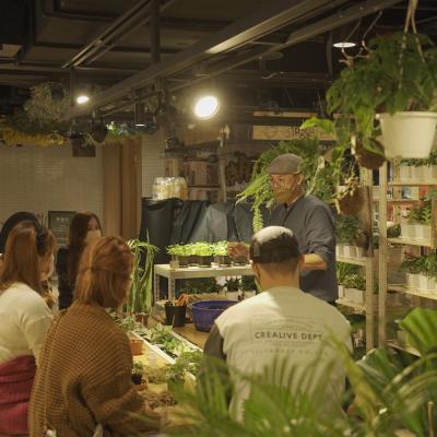 2022/02/22《植作工坊》芳奈手作 - 動手做苔球上板